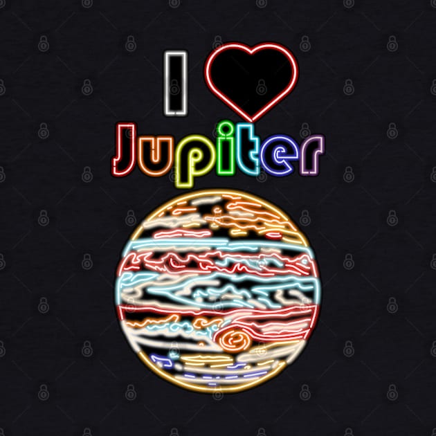 Electric Solar System I Love Jupiter by gkillerb